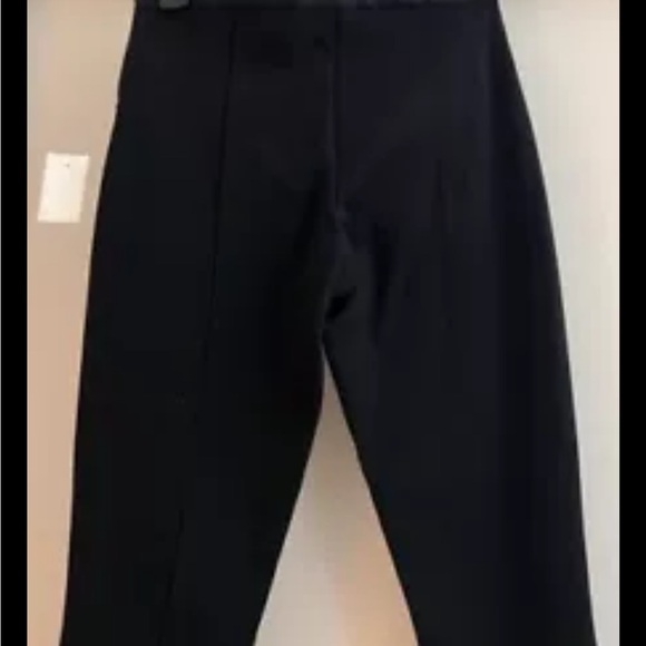 NWT J. Crew Factory Gigi Pant with Side-Zip Closure in ponte / Size 8 / BLACK - Picture 8 of 16